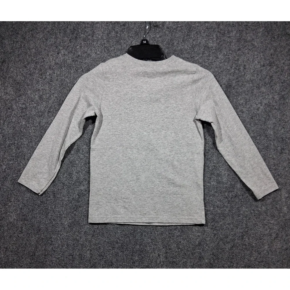 OshKosh Bgosh Kids Gray Scary Cool Halloween Ghost Spider Long Sleeve Tee Size 7